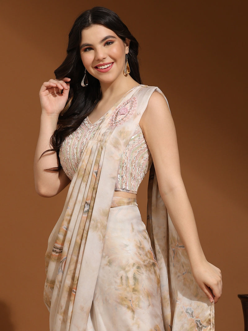 Beautiful Designer Ready To Wear One minute Saree