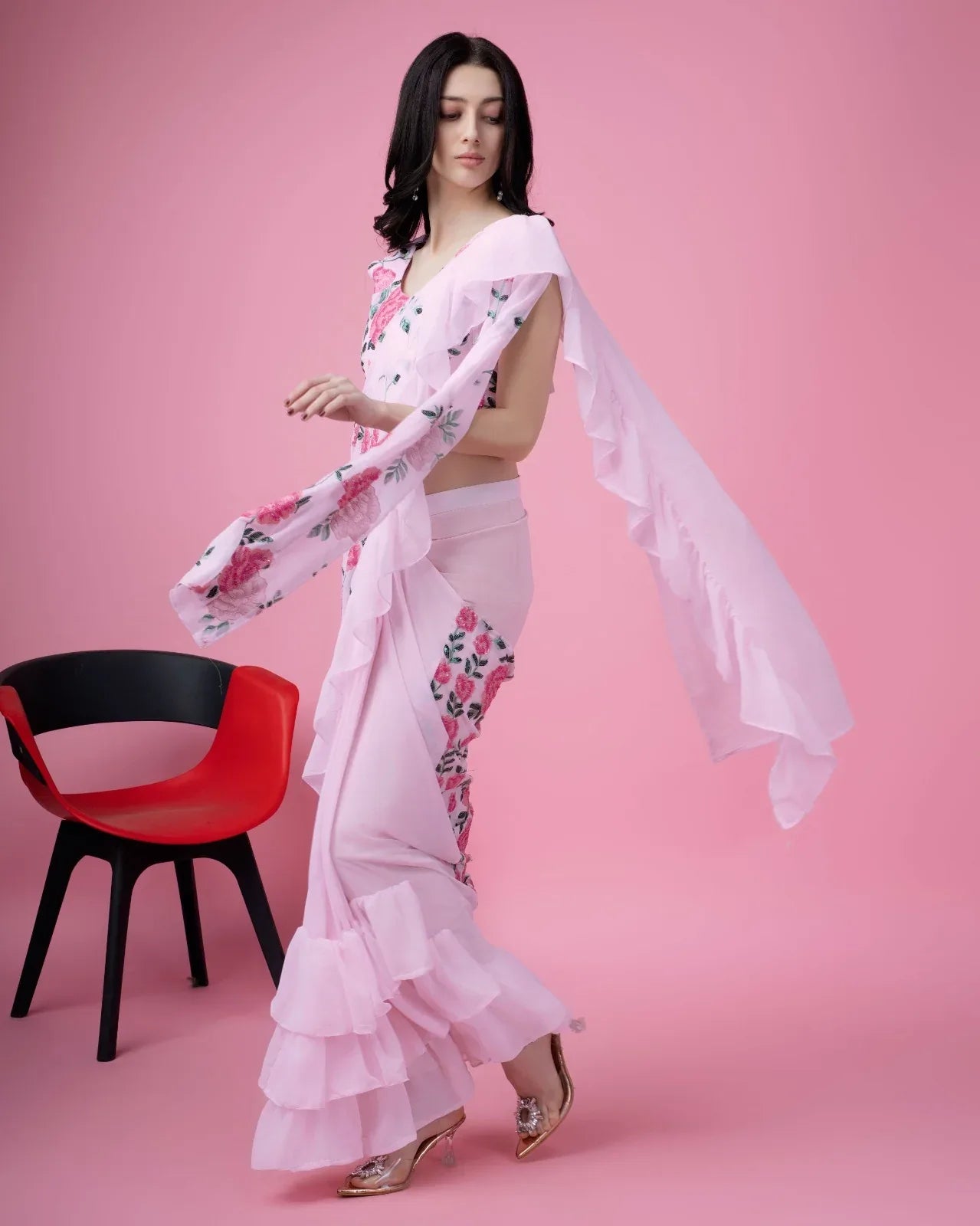 Beautiful Designer Ready To Wear One minute Saree