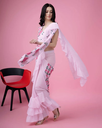 Beautiful Designer Ready To Wear One minute Saree