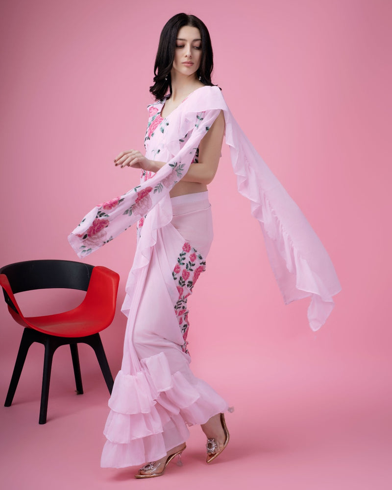 Beautiful Designer Ready To Wear One minute Saree