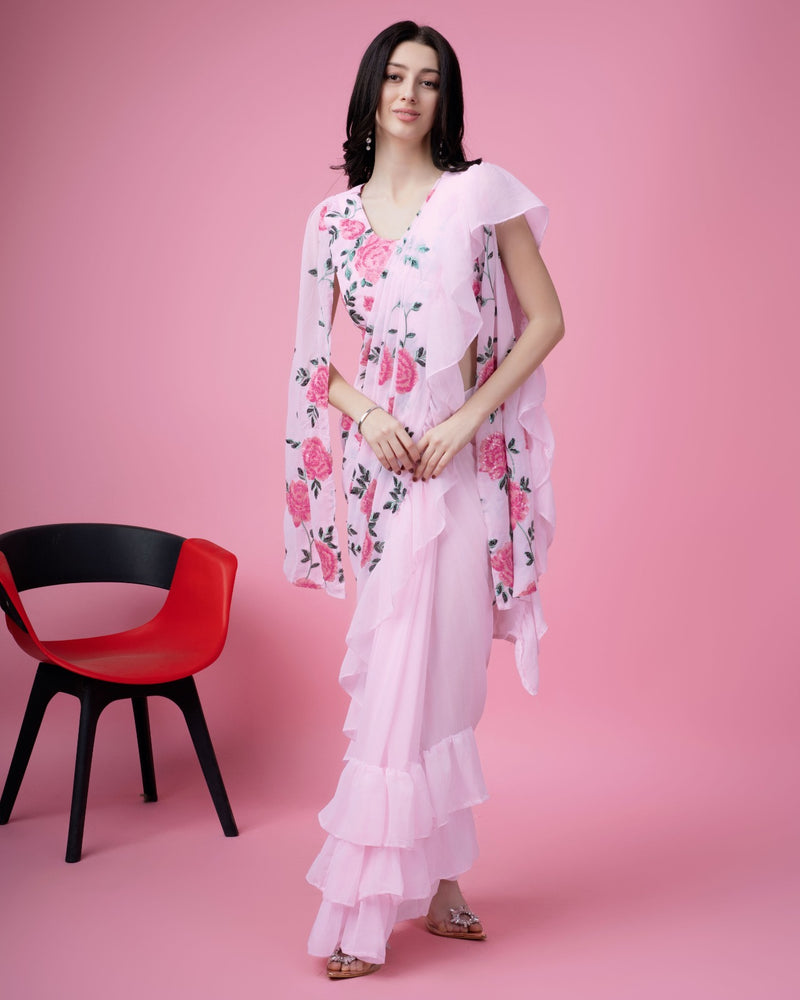 Beautiful Designer Ready To Wear One minute Saree