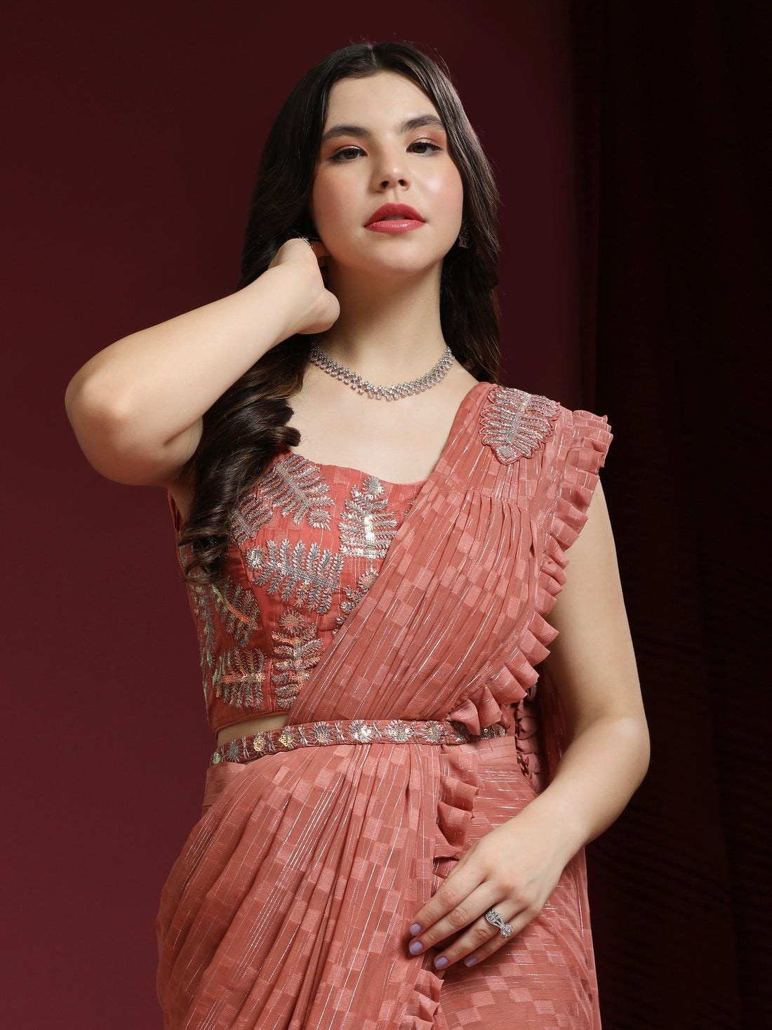 Beautiful Designer Ready To Wear One minute Saree