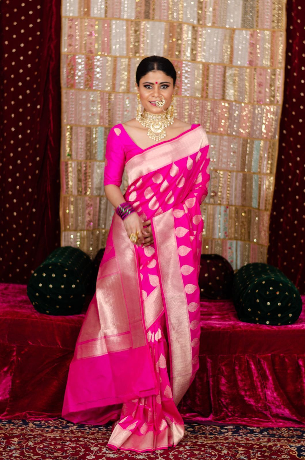 Bollywood Special Soft Lichi Silk Saree
