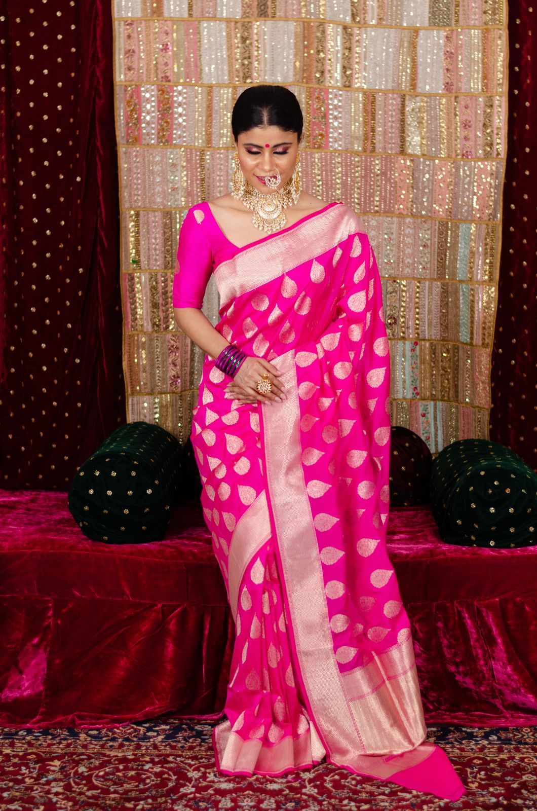 Bollywood Special Soft Lichi Silk Saree