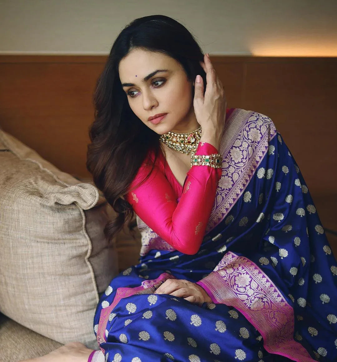 Bollywood Special Soft Lichi Silk Saree