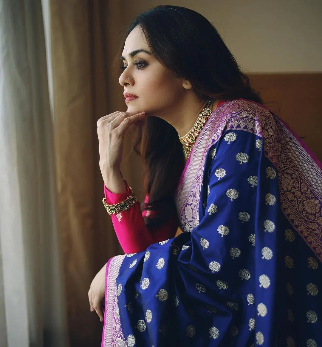 Bollywood Special Soft Lichi Silk Saree