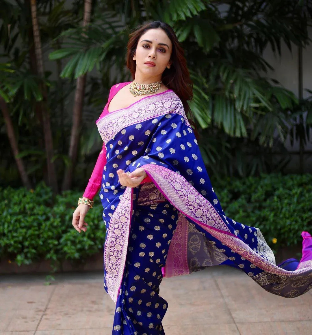 Bollywood Special Soft Lichi Silk Saree