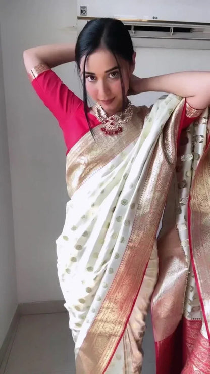 Bollywood Special Soft Lichi Silk Saree