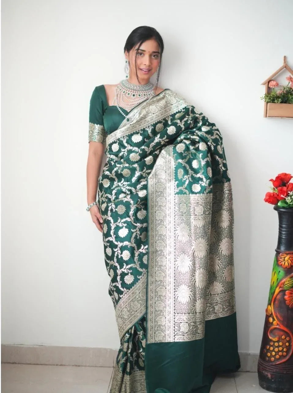 Bollywood Special Soft Lichi Silk Saree