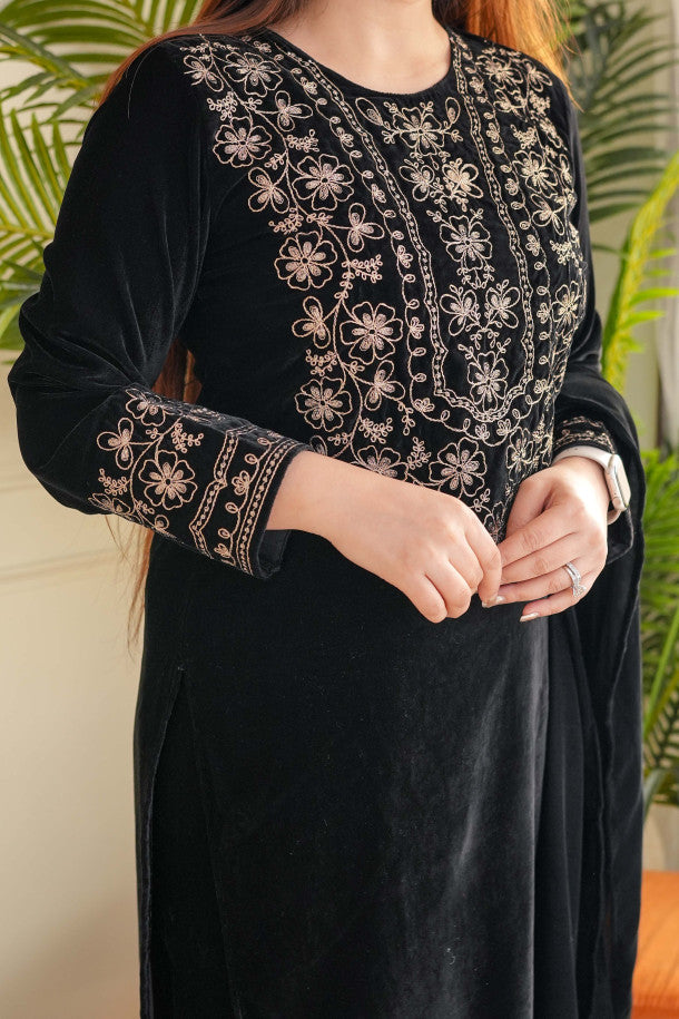 Beautiful Designer Shanya Pure High Quality Velvet Suit Set