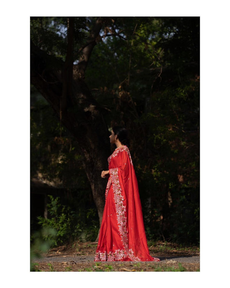 Beautiful Designer Soft Georgette Sequenc Saree