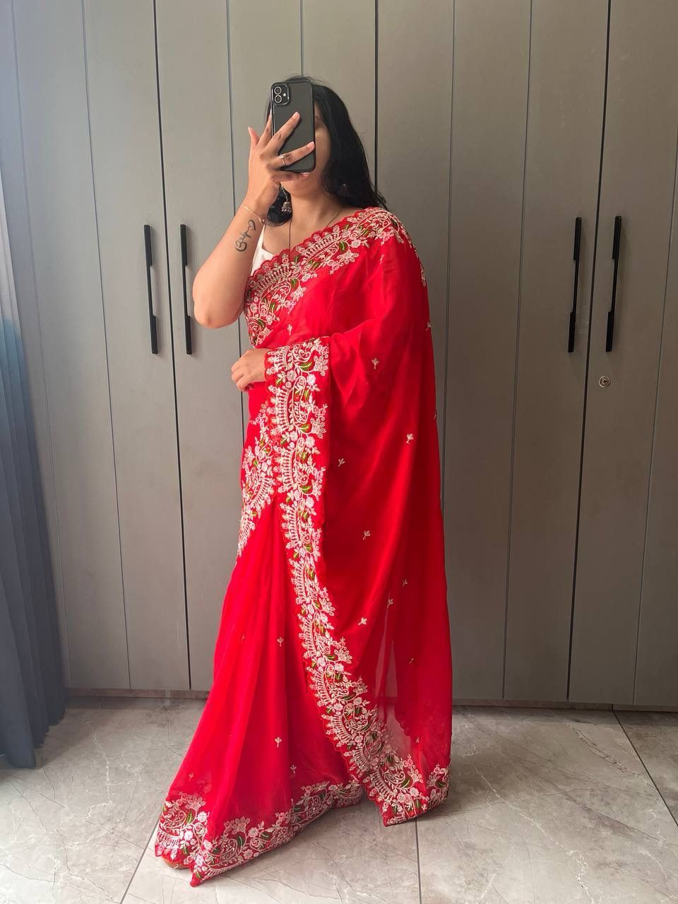 Sequins Saree