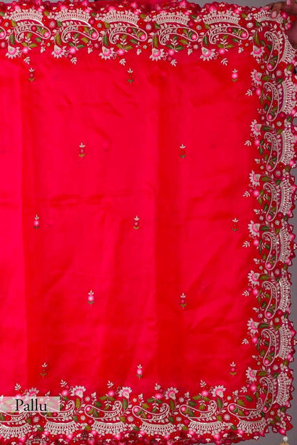 Beautiful Designer Soft Georgette Sequenc Saree