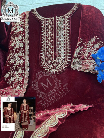 Maryams 160 Pure Viscos Velvet Salwar Kameez Collection (1399x04)