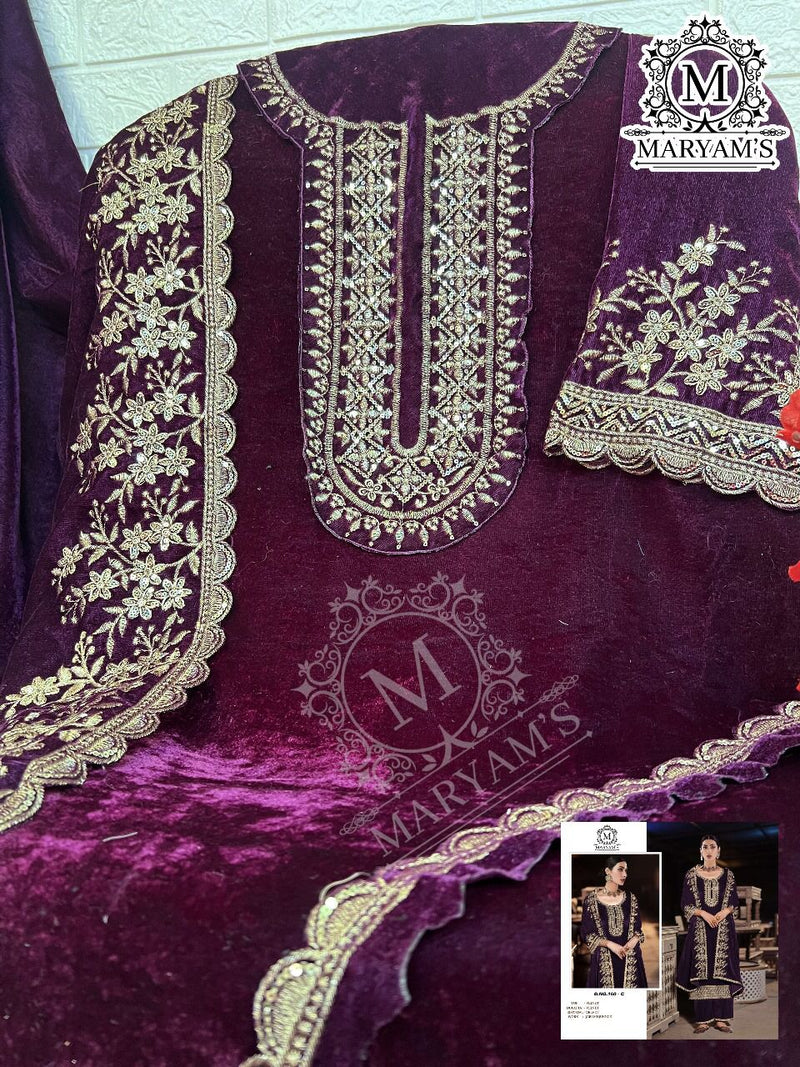 Maryams 160 Pure Viscos Velvet Salwar Kameez Collection
