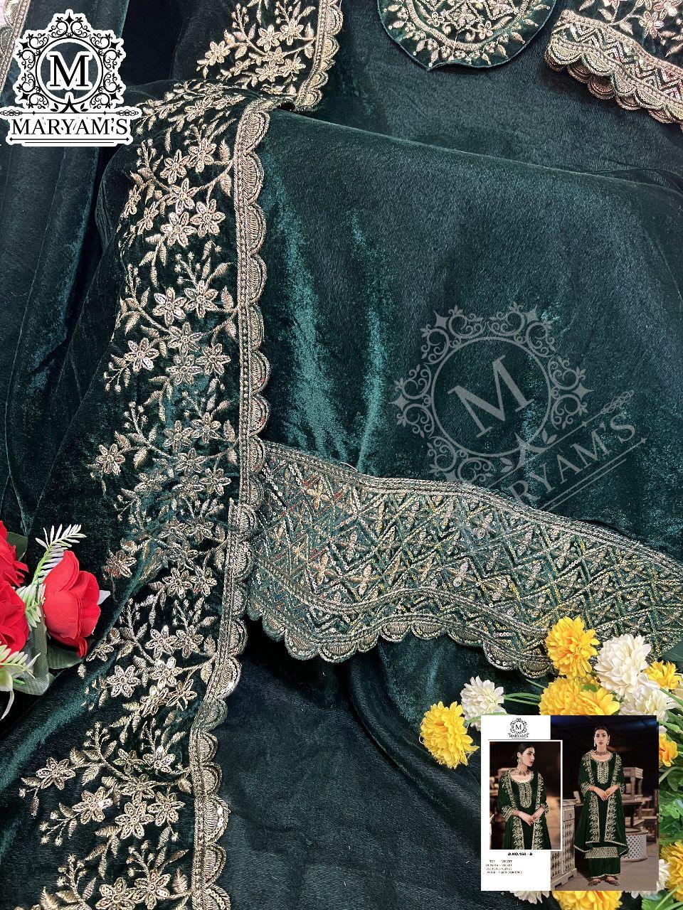 Maryams 160 Pure Viscos Velvet Salwar Kameez Collection (1399x04)