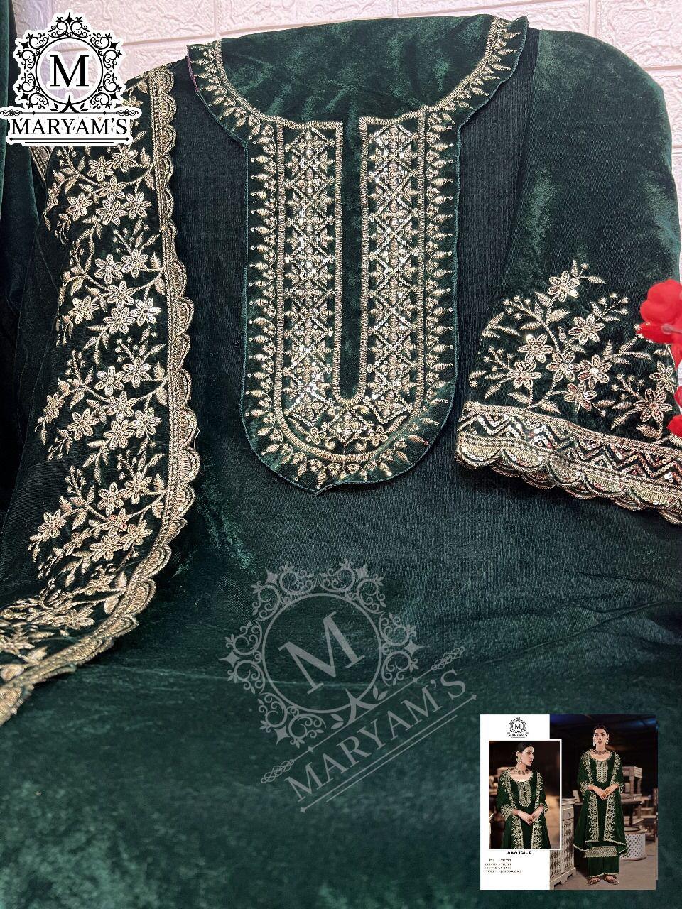 Maryams 160 Pure Viscos Velvet Salwar Kameez Collection (1399x04)