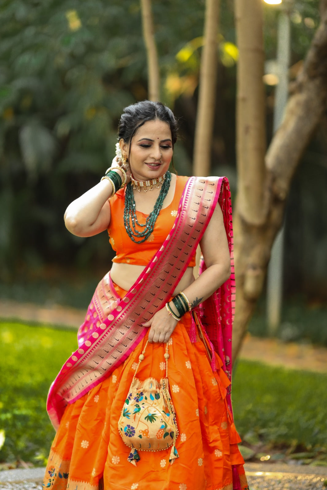 Beautiful Designer Paithani Lehenga Choli Design No 2015