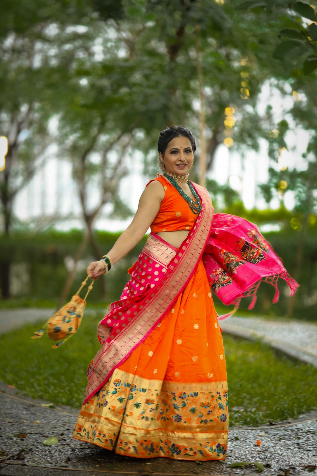 Beautiful Designer Paithani Lehenga Choli Design No 2015