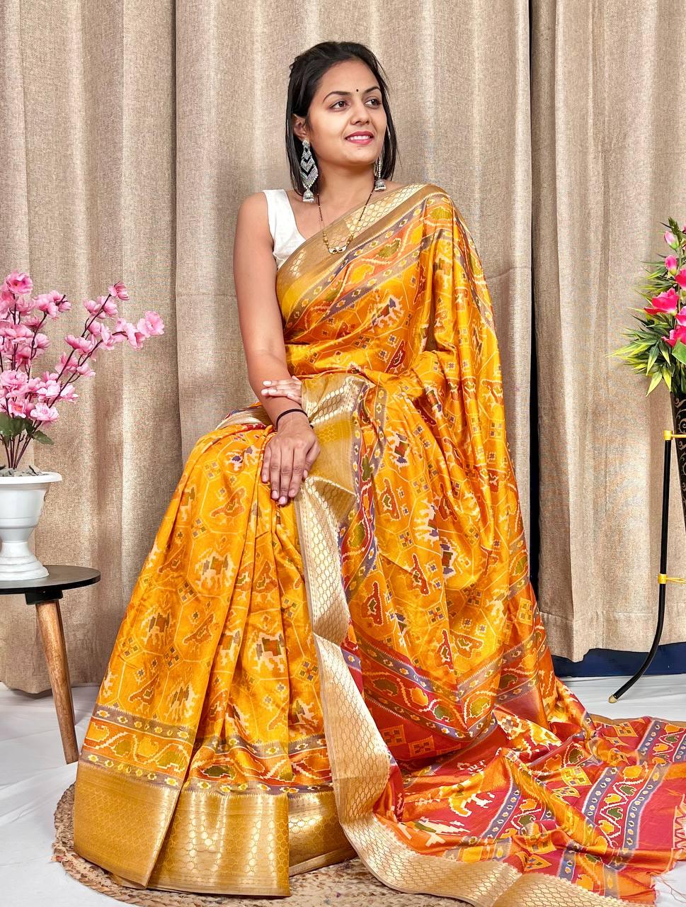 Beautiful Designer Daily Wear Soft Dola Silk Slub Saree