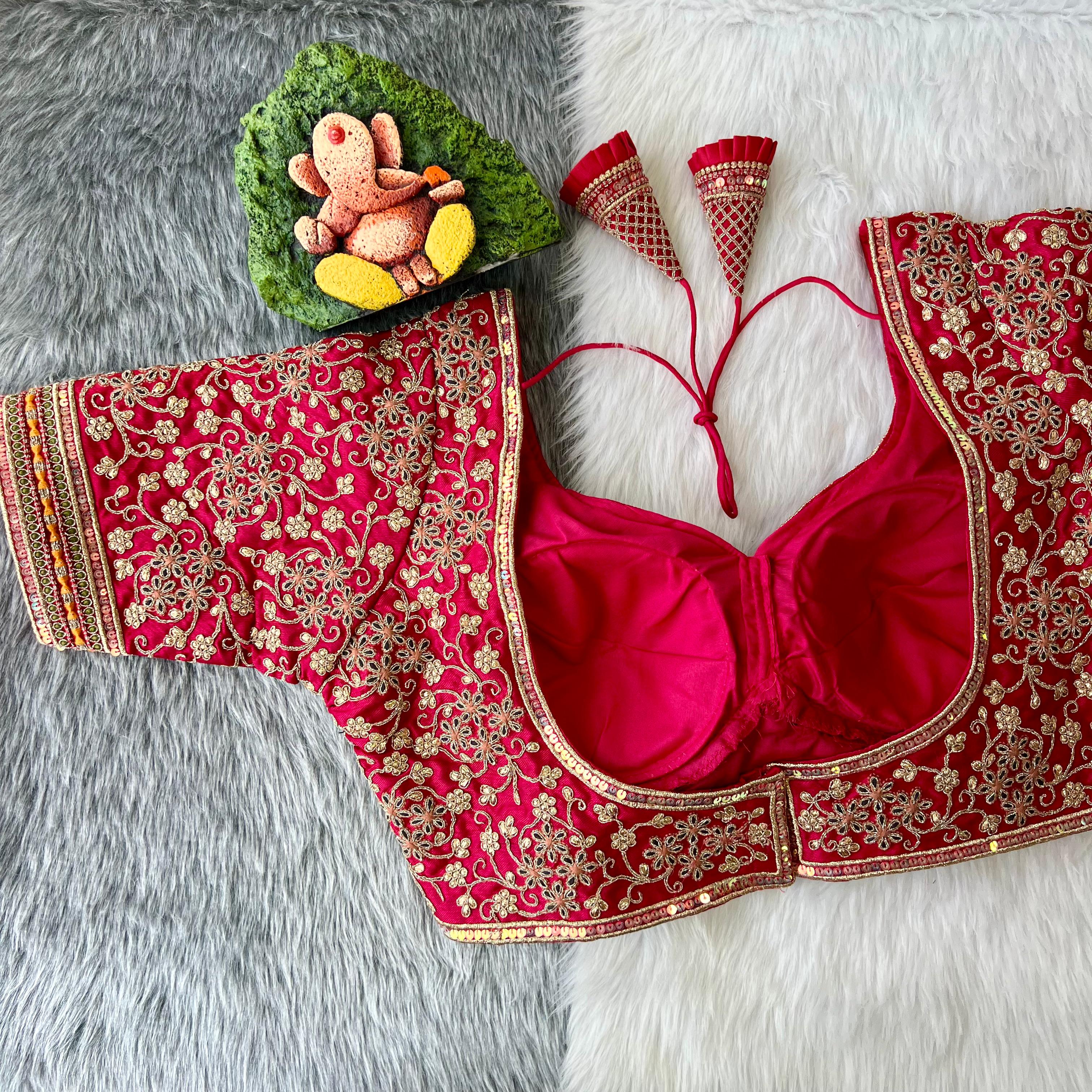 Beautiful Designer Sabyasachi Wedding Blouse