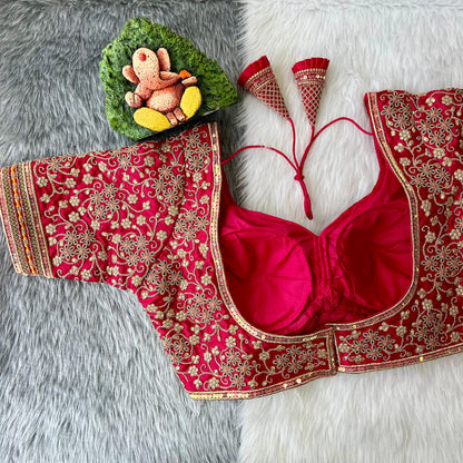 Beautiful Designer Sabyasachi Wedding Blouse