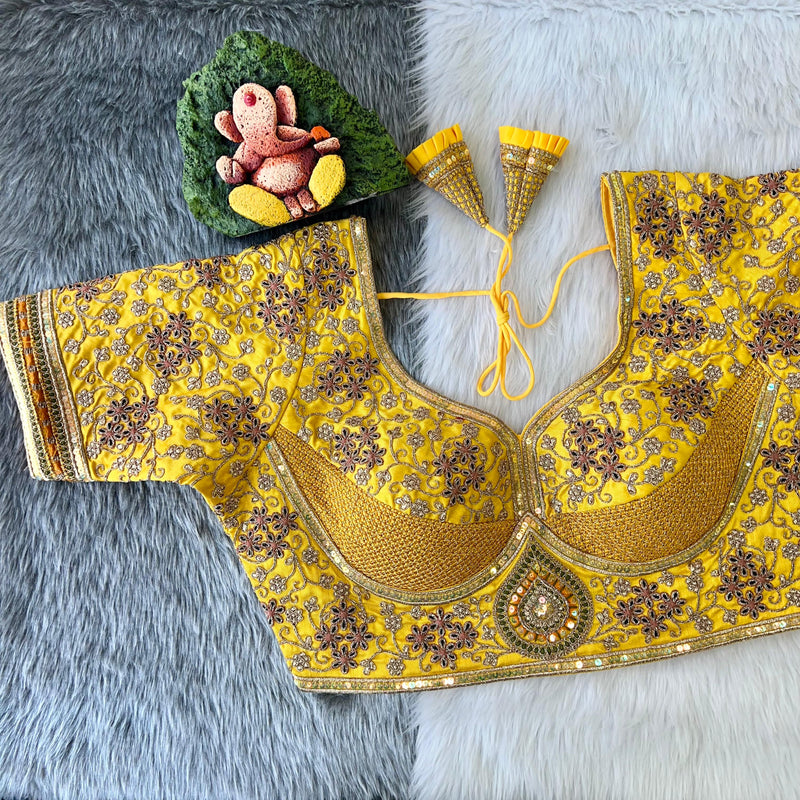 Beautiful Designer Sabyasachi Wedding Blouse