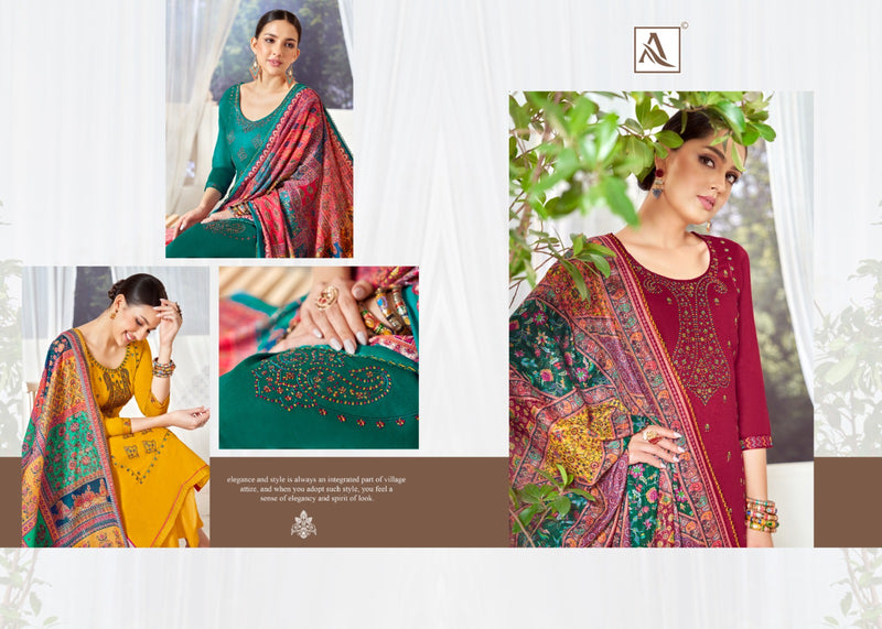 Alok Suit Kohinoor Pure Zam Salwar Suit (740x06)