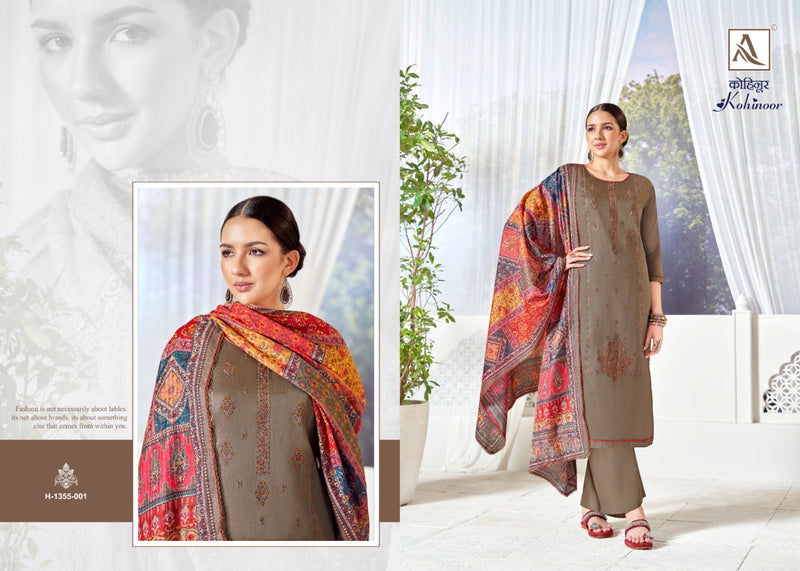 Alok Suit Kohinoor Pure Zam Salwar Suit (740x06)
