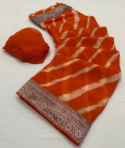 Stavan Vastra Vol 7 Fancy Weightless With Border Saree (630x10)