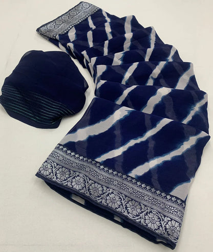 Stavan Vastra Vol 7 Fancy Weightless With Border Saree (630x10)