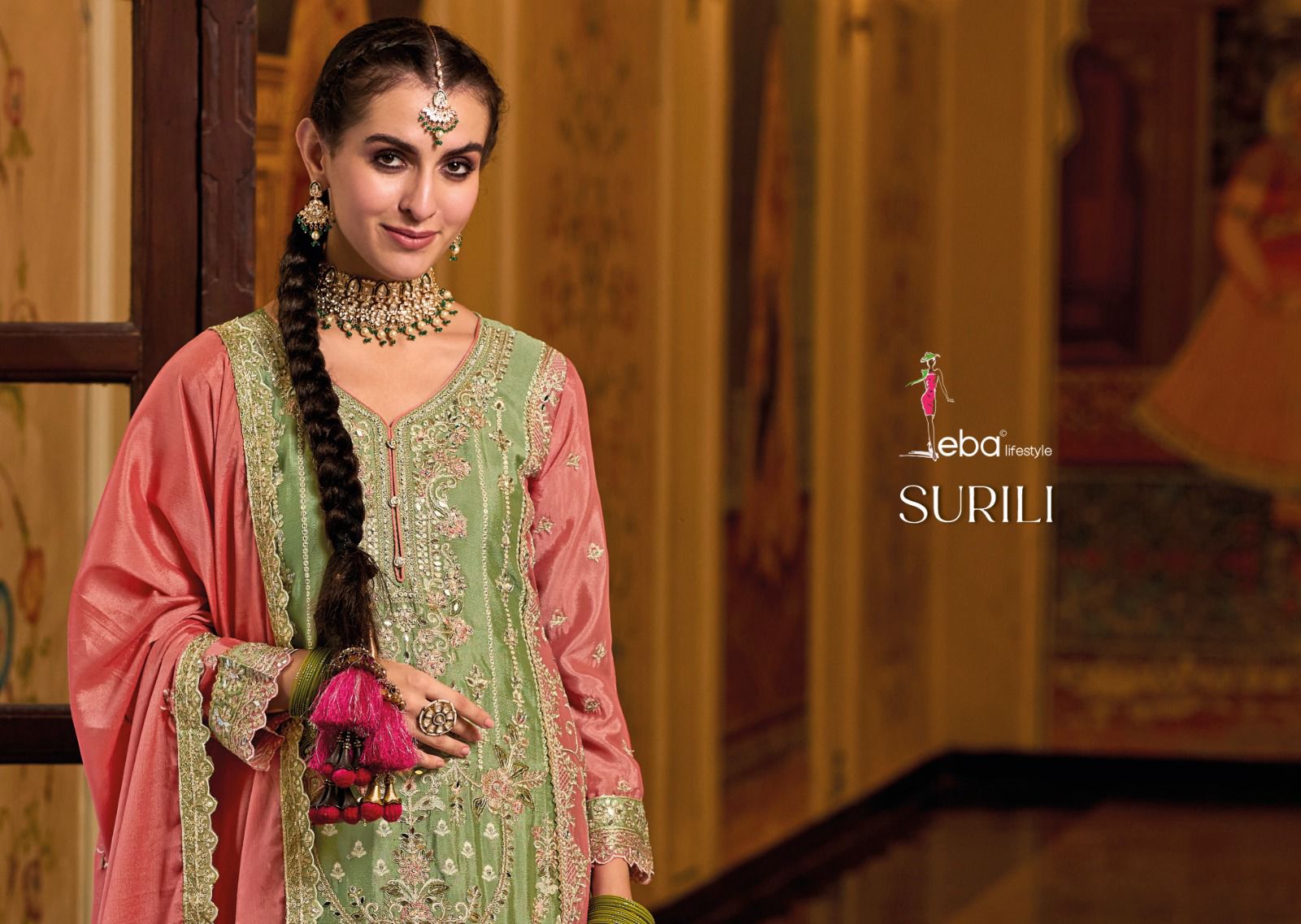 Eba Surili Festival Embroidered Salwar Suit Collection (2299x04)