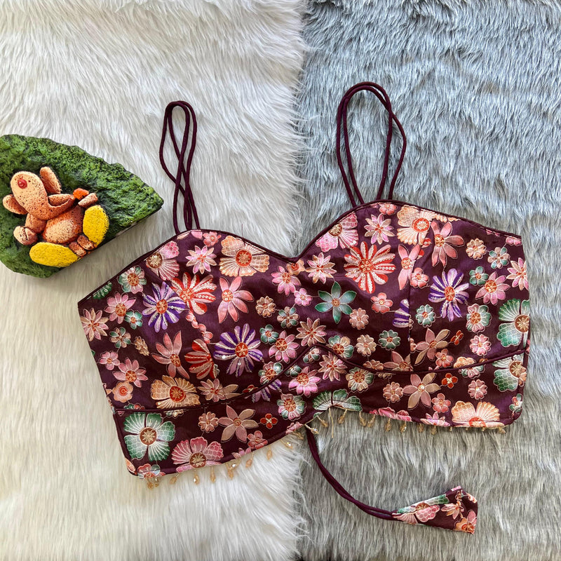 Beautiful Designer New Noodles Strips Western Blouse