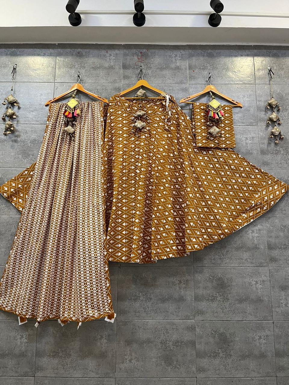 Beautiful Designer Cotton Lehenga Choli