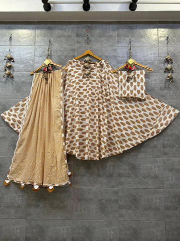 Beautiful Designer Cotton Lehenga Choli