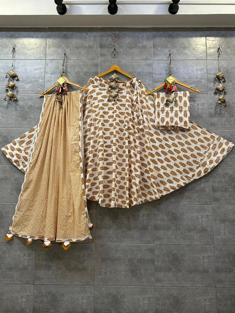 Beautiful Designer Cotton Lehenga Choli