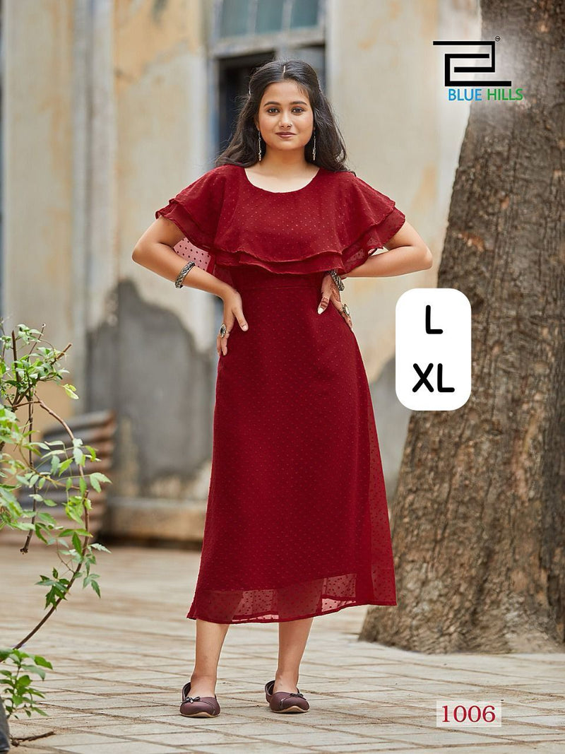 Blue Hills Miss India Georgette Kurtis (599x07)