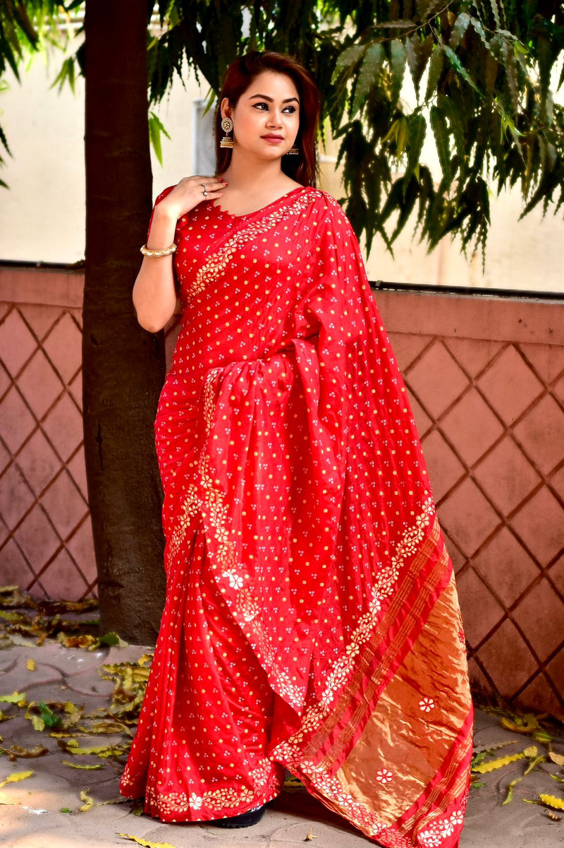 Bandhani Saree