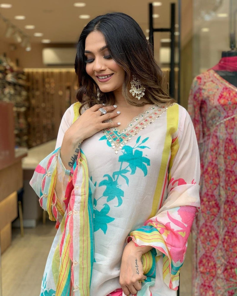 Beautiful Designer Shanaya Orgenza Suit