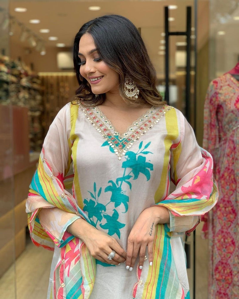 Beautiful Designer Shanaya Orgenza Suit