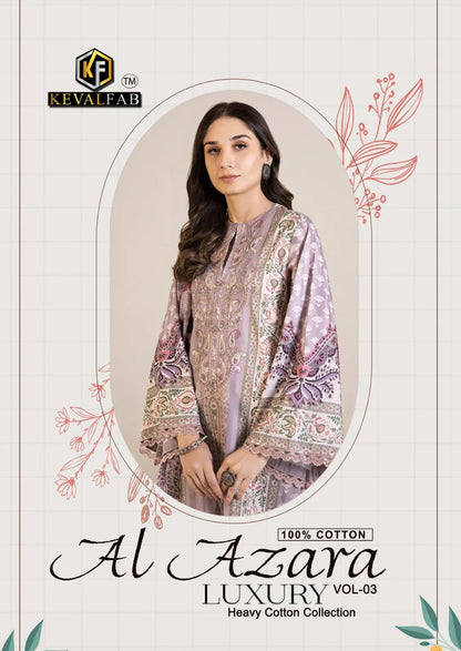 Keval Fab K Al Azara Vol-3 Salwar Kameez Set (445x06)