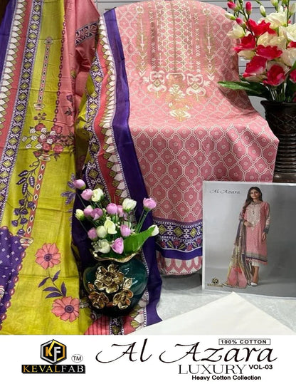 Keval Fab K Al Azara Vol-3 Salwar Kameez Set (445x06)