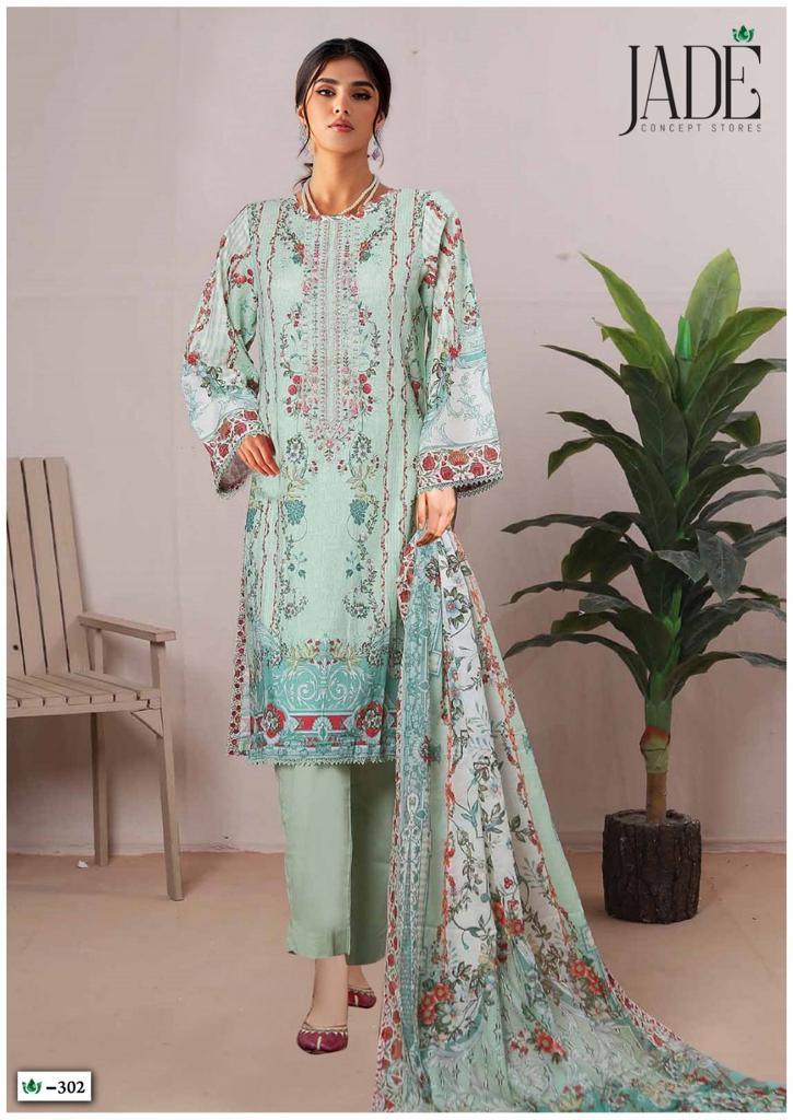 Jade Solitare Crimson Exclusive Heavy Lawn Colleciton Vol-3 (380x06)