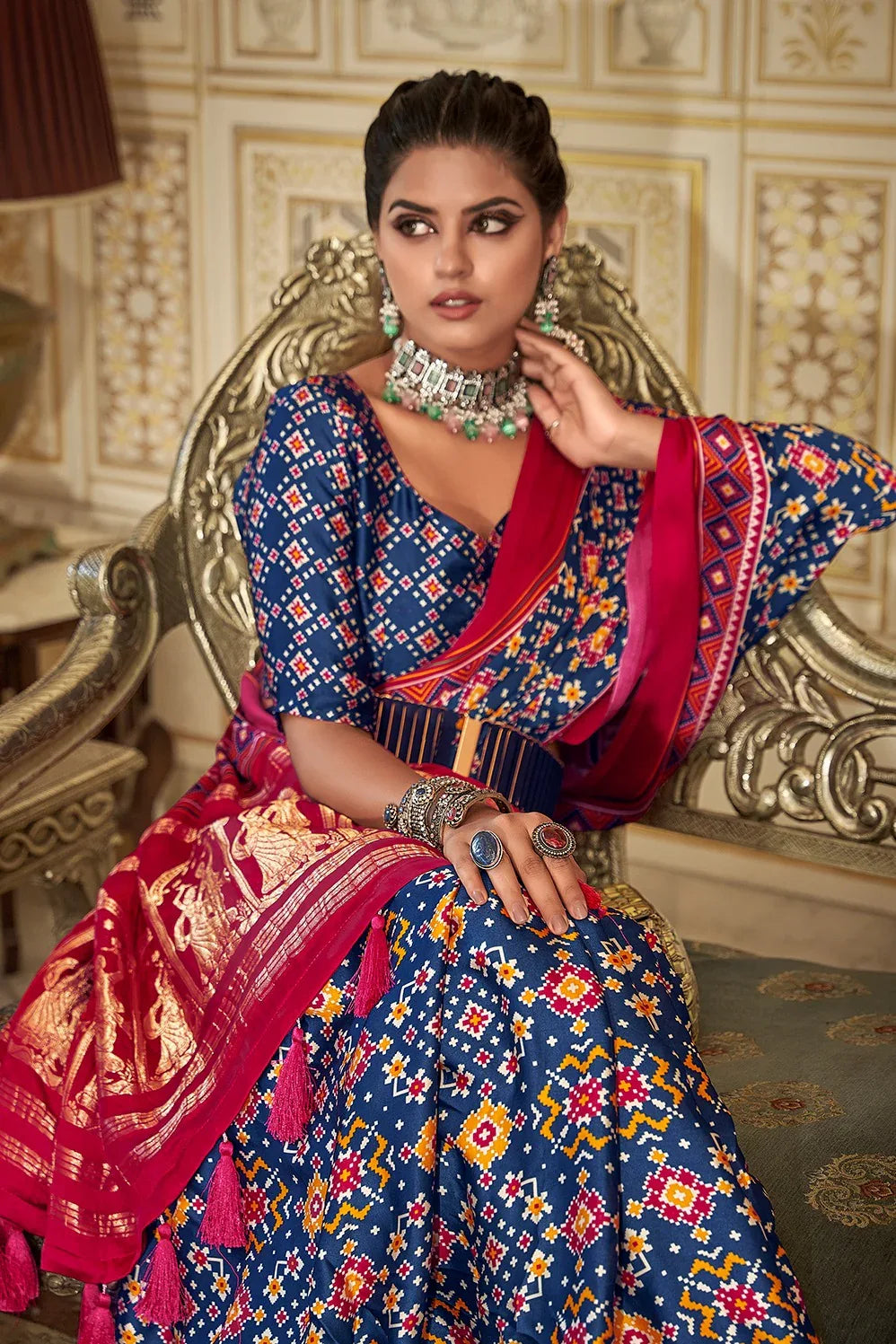 Beautiful Designer Pure Gaji Silk Saree