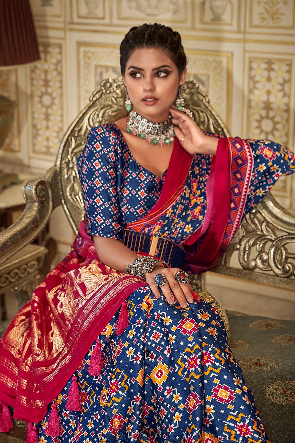 Beautiful Designer Pure Gaji Silk Saree