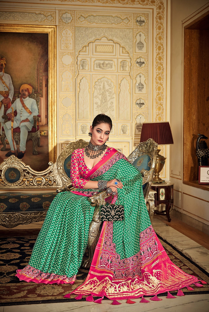 Beautiful Designer Pure Gaji Silk Saree