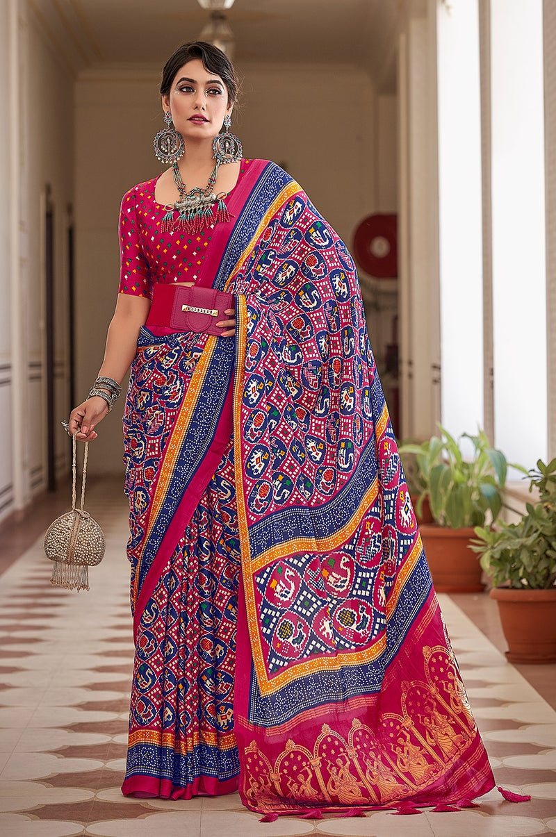 Beautiful Designer Pure Gaji Silk Saree