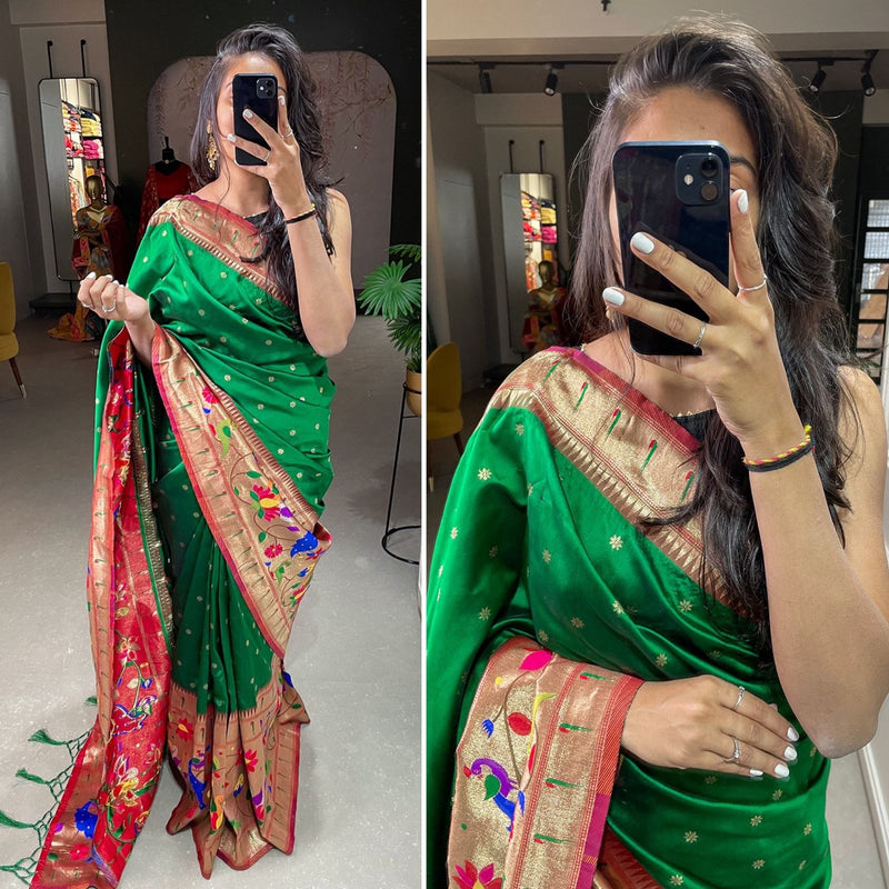 Beautiful Designer Paithani Silk Saree
