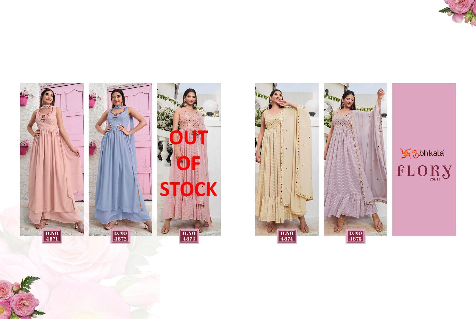 Flory Vol 31 By Shubhkala Fancy Full Stiched Salwar Suits(1500x05)