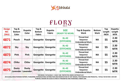 Flory Vol 31 By Shubhkala Fancy Full Stiched Salwar Suits(1500x05)